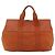 Borsa Hermès Valparaiso MM Arancione - vista 2