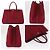 Borsa Hermès Garden Party MM Rosso - vista 3