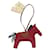 Porte-clés Rodeo MM d'Hermès Rouge  - vue 3