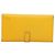 Billetera Hermès Birkin Amarilla de Cuero Amarillo - vista 2