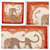 Sciarpa Hermès Carré 90 Arancione  - vista 6