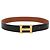 Cinturón Constance H reversible de Hermès Negro