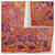 Sciarpa Hermès Carré 90 Arancione  - vista 4