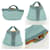 Hermès Borsa Hermes Animo Pixel GM Blu - vista 3