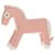 Hermès Cheval Honoré Plüschhund Orange