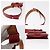 Borsa a vita Hermès in pelle rossa Rosso - vista 4