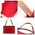 Borsa a Spalla Cabaricol di Hermès Rosso - vista 5