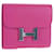 Hermès Billetera Compacta Constance Hermes Rosa  - vista 1