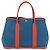 Borsa Garden Party di Hermès Blu - vista 2
