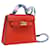 Hermès Hermes Micro Kelly Twilly Bag Charm Orange  - view 1