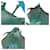 Borsa a Spalla Hermès Evelyn Verde - vista 8