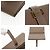 Hermès Birkin Geldbörse Beige Leder - Ansicht 5