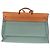 Borsa Hermès Her Bag Zip GM Blu - vista 2