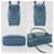 Borsa Birkin Hermès Blu  - vista 3