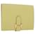 Hermès Billetera Compacta Bearn Hermes Amarillo