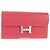 Hermès Cartera Larga Constance Hermes Rosa