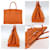 Borsa Hermès Birkin 30 Arancione - vista 3
