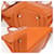Borsa Hermès Birkin 30 Arancione - vista 5