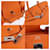 Borsa Hermès Birkin 30 Arancione - vista 7
