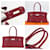 Borsa Hermès Birkin 45 Rosso - vista 5