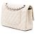 Chanel Bianco Medio Classico Caviar Doppio Crudo - vista 2