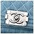 Chanel Blu Grande Borsa in Denim Trapuntato Boy Flap - vista 5