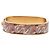 Bracciale Hinge Confidential Monogram in Smalto Placcato Oro Rosa Louis Vuitton S