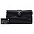 Clutch Emblema Globo in Pelle di Agnello Nera Chanel Nero - vista 8