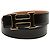 Cintura reversibile Constance H in vitello nero e Courchevel di Hermès