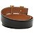 Cintura reversibile Constance H in vitello nero e Courchevel di Hermès - vista 3