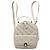 Bulgari Zaino Cabochon Serpenti Forever in pelle trapuntata bianca Bvlgari