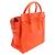 Céline Borsa a mano Celine Luggage Mini Shopper Rosso - vista 2