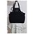 Borsa Gabriela Hearst in pelle nera Nero - vista 2
