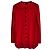 Fendi Cardigan aus roter Wolle mit Fuchsia Crepe Fuschia