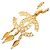 Timeless Collana Placcata Oro Chanel Coco Mark D'oro