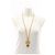 Timeless Collana Placcata Oro Chanel Coco Mark D'oro - vista 6