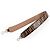 FENDI 8AV077 BANDOULIERE ANSE STRAP YOU CUOIO MARRONE 90CM STRAP PER BORSA - vista 2