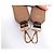 FENDI 8AV077 BANDOULIERE ANSE STRAP YOU CUOIO MARRONE 90CM STRAP PER BORSA - vista 3