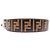 FENDI 8AV077 BANDOULIERE ANSE STRAP YOU CUOIO MARRONE 90CM STRAP PER BORSA - vista 8