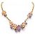 SET VINTAGE JEAN LOUIS SCHERRER COLLANA + ORECCHINI + BROCCO IN EMAIL D'oro - vista 2