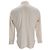 Camicia spazzolata tinta in capo Tom Ford in cotone bianco Crudo - vista 3