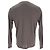 T-shirt a maniche lunghe Tom Ford in lyocell grigio - vista 3