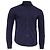 Camicia con bottoni Brunello Cucinelli in cotone blu navy
