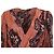 Vestido Mini Wrap Impresso Noemi em Seda Laranja Ulla Johnson - vista 2