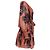 Vestido Mini Wrap Impresso Noemi em Seda Laranja Ulla Johnson - vista 3