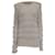 Balmain Strickpullover aus weißer Baumwolle Roh  - Ansicht 1