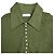 Vestido Mini de Punto con Cuello Sandro Esmila en Viscosa Oliva Verde Verde oliva - vista 5