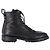 Stivaletti con lacci Cruz in pelle nera di Jimmy Choo Nero