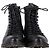 Stivaletti con lacci Cruz in pelle nera di Jimmy Choo Nero - vista 2