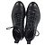 Stivaletti con lacci Cruz in pelle nera di Jimmy Choo Nero - vista 3